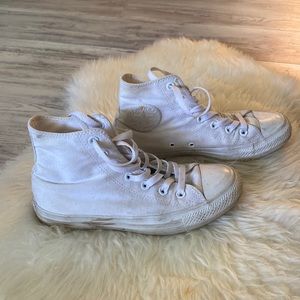 White Converse Size 7